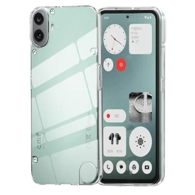Immagine di Rojeuinn Cover per CMF phone 1 custodie,Ultra Sottile Antiurto Anti Graffio TPU Flessibile Case Transparente