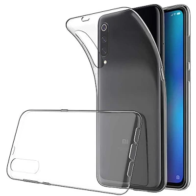 Immagine di REY Cover in Gel TPU Trasparente per XIAOMI Mi9 Mi 9, Ultra Sottile 0,33 mm, Morbido Flessibile, Custodia Silicone