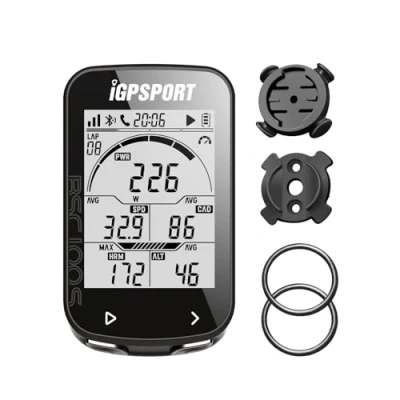 Immagine di iGPSPORT BSC100S Ciclocomputer GPS, Compatibile Contachilometri Bici Senza Fili Display 2,6&quot; Tachimetro Retroilluminazione Automatica, Impermeabile Computer Bluetooth 5.0 ANT+ IPX7