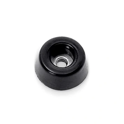 Immagine di Adam Hall Hardware 4906 M24 AH Set di 24 piedini in gomma, 38 x 10 mm, colore: Nero