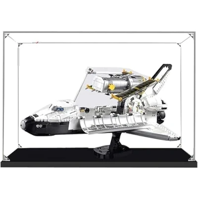 Immagine di vetrina in acrilico per Lego 10283, trasparente antipolvere 10283 Space Shuttle Discovery (non incluso nel modello)(2mm)
