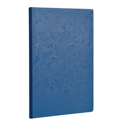 Immagine di Clairefontaine 795464C Collection Age Bag Un taccuino Cousu Dos Toilé blu A5 14,8x21 cm 192 pagine rigate carta bianca 90g copertina in lustrée a grana grossa effetto cuoio