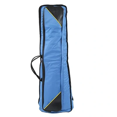 Immagine di Borse per tromboni, custodia morbida protettiva trombone in tessuto Oxford di lunghezza 87 cm tenore(blu)