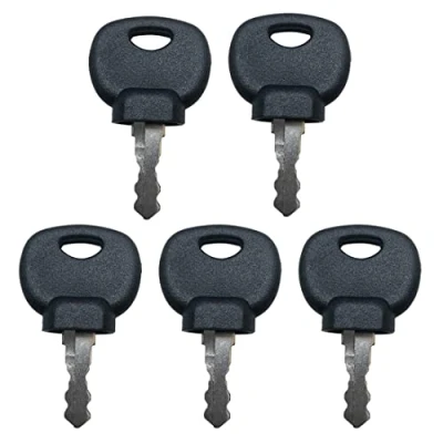 Immagine di BAQI 5 Pezzi 14607 Tasti di Accensione Starter Interruttore Chiave Ricambio per JCB 3CX Bomag Hatz Manitou Trattore Escavatore