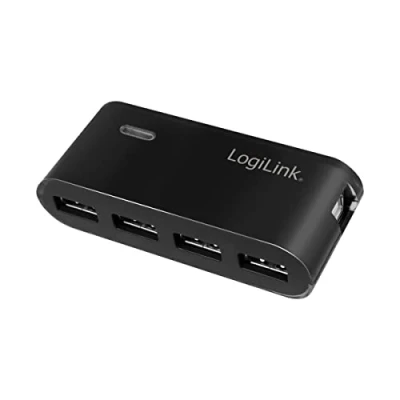 Immagine di LogiLink UA0085 4 Porte Hub USB 2.0 Nero