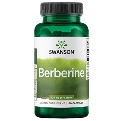 Immagine di Swanson, Berberina, 400mg, Berberis Aristata, 60 Capsule, Testato in Laboratorio, Senza Soia, Glutine, Non OGM