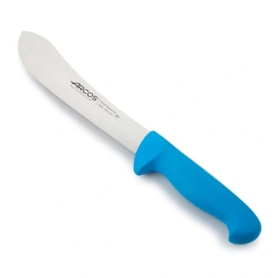 Immagine di Arcos Serie 2900 Coltello Scannare Macellaio Bistecca Lama Acciaio Inossidabile Nitrum 200 mm Manico Polipropilene Colore Blu