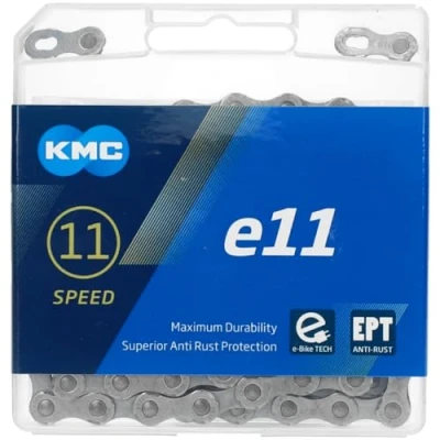 Immagine di CADENA KMC E11 EPT 1/2x11/128 136 ESLAB.11V PLATA