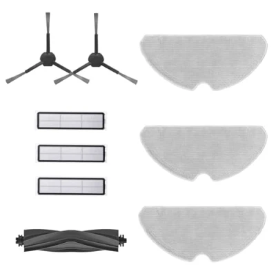 Immagine di Dreame Kit Accessori per robot D9 Max Gen2 Include 3x Panni mop, Filtri, 2x Spazzole laterali, 1x Spazzola principale, originali