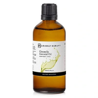 Immagine di n2 Aromatherapy Olio Essenziale di Citronella 100 ml per Diffusori, Aromaterapia, Miscela Massaggio, Fabbricazione Candele