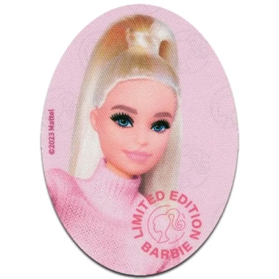 Immagine di Comercial Mercera Barbie © Ritratto Toppe Termoadesive Patch Toppa Ricamate, Misura: 11 x 8 cm