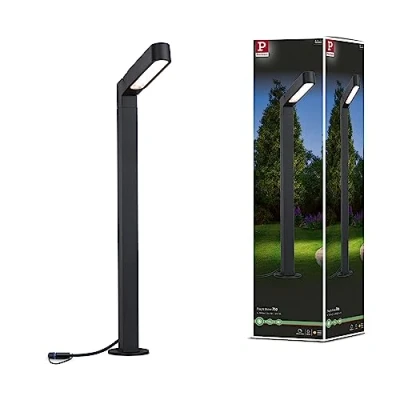 Immagine di Paulmann Poller ITO vertikal 94547 Sistema dilluminazione Plug&amp;Shine Faretto LED da giardino (monocolore) 6 W Bianco caldo Antracite