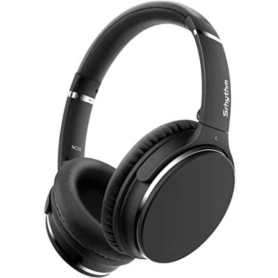 Immagine di Srhythm NC25 Cuffie Stereo con Cancellazione Attiva del Rumore, Bluetooth 5.3, Auricolari ANC Over ear Hi Fi, Microfono, Autonomia di 50 Ore, Assistente Vocale, ModalitàGioco a Bassa Latenza
