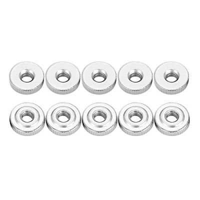 Immagine di 10 pezzi Din467 Gb807 m3 m4 m5 m6 m8 m10 Impugnatura con Dadi a punta dentata zigrinati testa zigrinata(M4（10pcs）)
