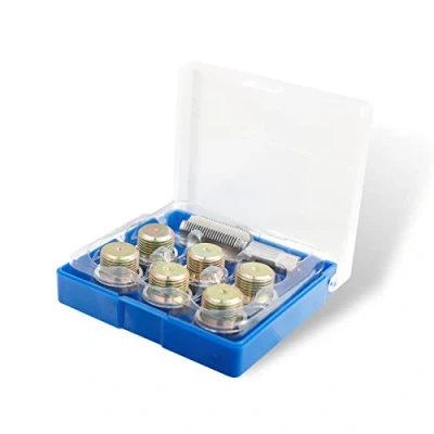 Immagine di CCLIFE 13Pezzi kit riparazione filettature M20 x 1,5 mm coppa olio per filettatura auto, tappo di scarico dell’olio