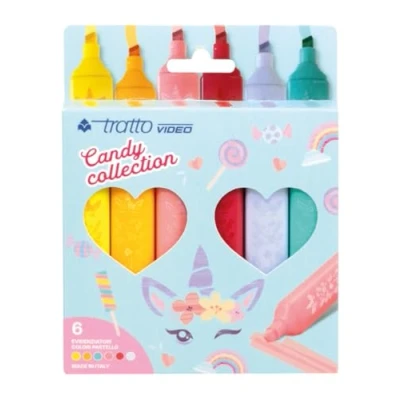 Immagine di Tratto VIDEO Candy Collection conf. 6 evidenziatori