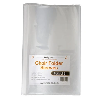 Immagine di Choir Folder Sleeves for Single Sheets (Pack of 5)