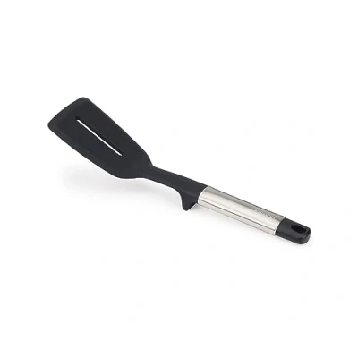 Immagine di Joseph Elevate Spatola Giratutto da Cucina, Accessori in Silicone senza BPA, Antiaderente, Resistente al Calore, Manico Acciaio Inox, Poggia Utensili Integrato