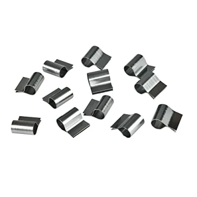 Immagine di Windhager Clip di fissaggio in acciaio inossidabile, coperture per alberi leggeri, scantinati, clip, kit fissaggio, confezione da 12, Z19, 03779, 1 x 1,5 1,7 cm