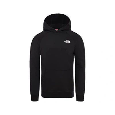 Immagine di The North Face Felpa Cappuccio Raglan Red Box Hd Black/white Xs uomo