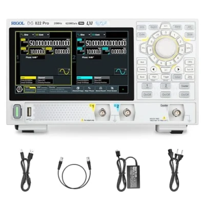 Immagine di Rigol DG822 Pro Generatore di funzioni 1 µHz 25 MHz 2 canali Sinuosidale, Quadra, Rampa, Puls, Arbitrario, Rumore