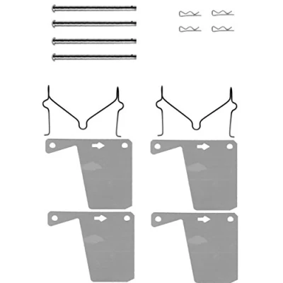 Immagine di DELPHI LX0028 Kit accessori, Pastiglia freno FORD: Taunus, ESCORT 1, Capri III