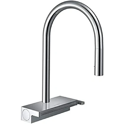 Immagine di hansgrohe Aquno Select M81 Miscelatore monocomando da cucina 170, doccetta estraibile, 3 getti, sBox, cromo, 73831000
