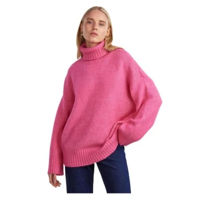 Immagine di Pieces Maglione, Donna, Taglia: Medium, Shocking pink