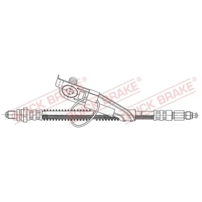 Immagine di QUICK BRAKE 42.916 Tubi Freno 365mm M10x1 con filettatura esterna FORD: Fiesta 4, Puma Hatchback, Mk4