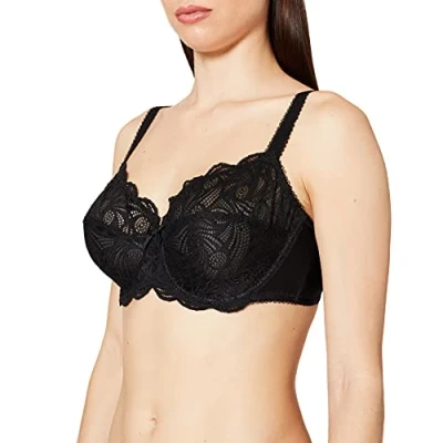 Immagine di Sans Complexe Ariane Reggiseno con Ferretto, (Noir 4), 4D Donna