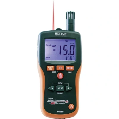 Immagine di Extech MO290 EU Igrometro 0 % ur 99 Indicatore punto di rugiada e allerta muffa
