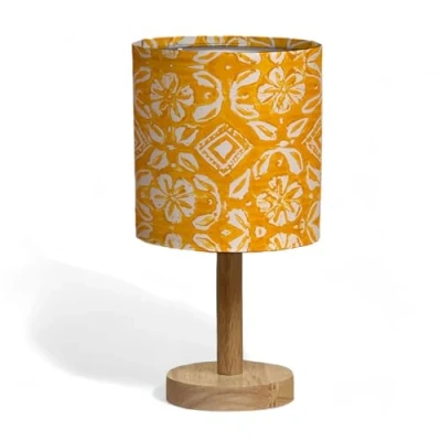 Immagine di Bellaluma Lampada da comodino Candeeiro Mesa de Cabeceira Lampade camera tavolo (Yelow Flower, 1 unità)
