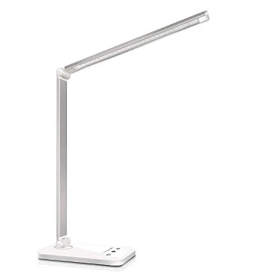 Immagine di oxylops lampada da Scrivania LED Protezione Degli Occhi, Touch Control Pieghevole per cameretta,ufficio, con porta di ricarica USB, 10 livelli luminosità 5 modalità illuminazione