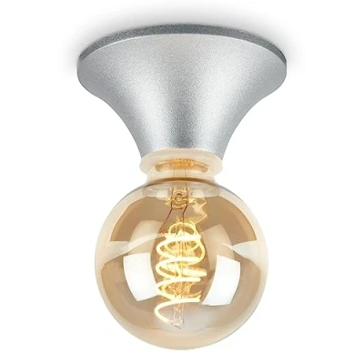 Immagine di BRILONER lampada da parete interna, bagno, soffitto, resistente agli spruzzi per il specchio, cromatura opaca