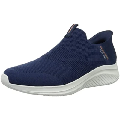Immagine di Skechers Ultra Flex 3.0 Smooth Step, Sneaker Uomo, Navy Knit Trim, 43 EU