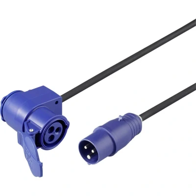 Immagine di Sygonix SY 6684364 Alimentazione Prolunga 16 A Blu, Nero 3 m H07RN F 3G 2,5 mm²