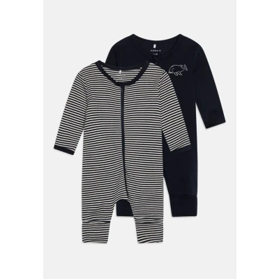 Immagine di Name it Nbnnightsuit ZIP Unisex 2 PACK Pigiama per bambini, Taglia: 50, Dark sapphire