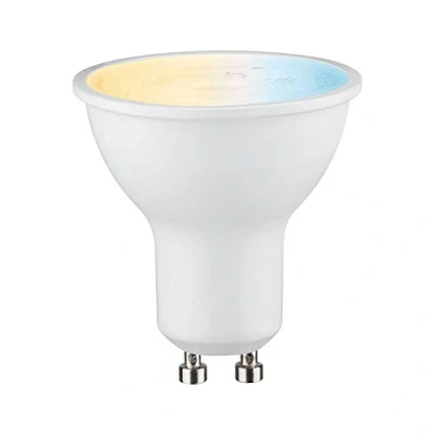 Immagine di Paulmann 50129 lampadina LED riflettore Smart Home Zigbee Tunable White 36 5 Watt dimmerabile a risparmio energetico opaco 2700 K GU10