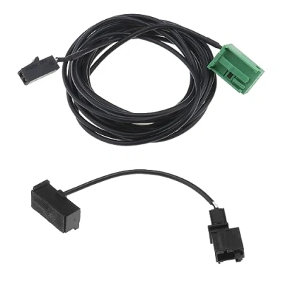 Immagine di OTOTEC cavo di collegamento AUX e cablaggio microfono 3BD035711 compatibile con VW RNS315 RNS510 12 pin autoradio Bluetooth V