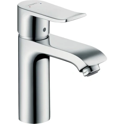 Immagine di hansgrohe Metris Miscelatore monocomando lavabo 110 bassa pressione con saltarello, cromo, 31203000