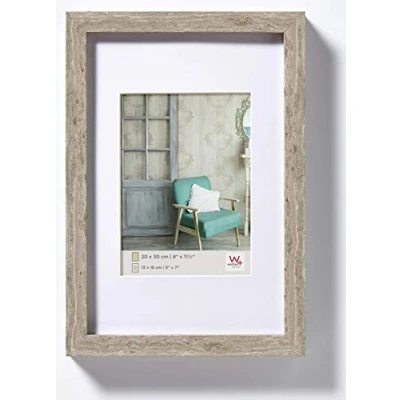 Immagine di walther design Cornice grigio 13 x 18 cm Stoccolma in legno EA318D