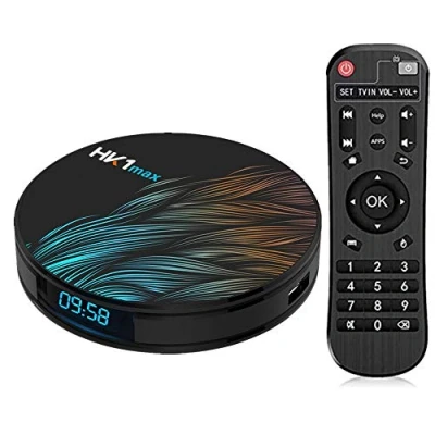Immagine di Sofobod HK1 Max TV Box Android 10.0 4GB RAM 32GB Rom，Cortex A53 64 Bit Quad Core CPU，BT4.1, 2.4G&amp;5G Dual WiFi, H.265 Decoding HD 4K Smart