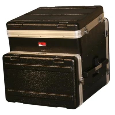 Immagine di Gator Rack 6U ATA valigia, modellata, in PE, fondo inclinato Console