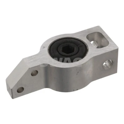 Immagine di SWAG 32 93 4839 Silent Block con supporto Assale anteriore Sx, inferiore, posteriore, Dx Alluminio Cuscinetto gomma metallo