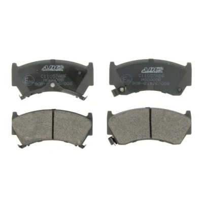 Immagine di ABE C11057ABE Kit pastiglie freno Assale anteriore con segnalatore acustico usura NISSAN: ALMERA 1 Hatchback