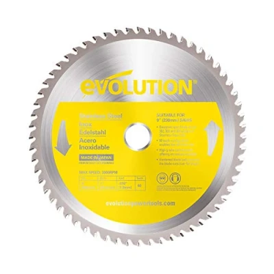 Immagine di Evolution Power Tools, lama di taglio in acciaio INOX, 230BLADESS