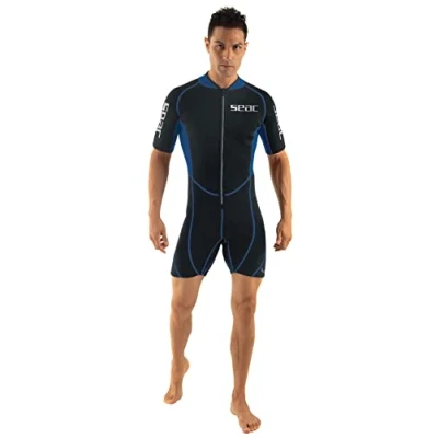 Immagine di Seac Look Man, Muta Corta per Snorkeling, immersioni e attività in Acqua da Uomo, Neoprene 2,5 mm