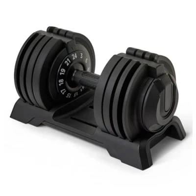 Immagine di Amazon Basics manubrio regolabile, 24 kg, 12 pesi, singolo
