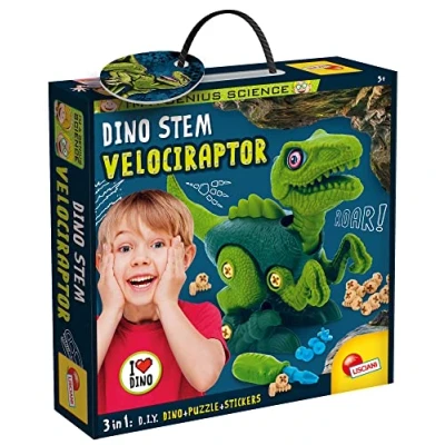 Immagine di Lisciani Giochi I&#039;m a Genius Dino Stem Velociraptor, 92413