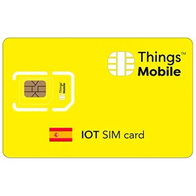 Immagine di Scheda SIM IOT SPAGNA Things Mobile copertura globale, rete multi operatore GSM/2G/3G/4G LTE, senza costi fissi, scadenza con tariffe competitive. 10 di credito incluso